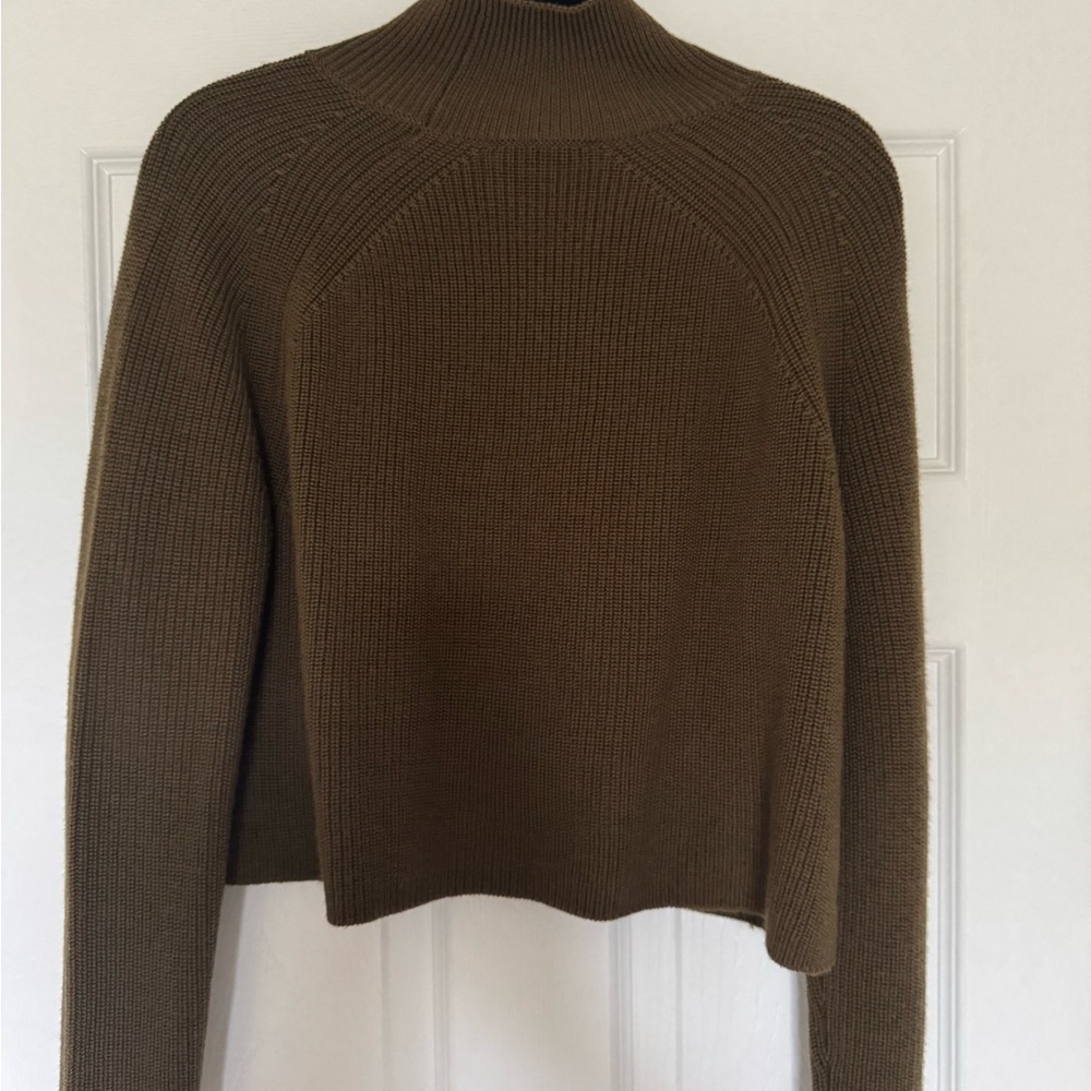 Eileen Fisher Brown Turtleneck Sweater